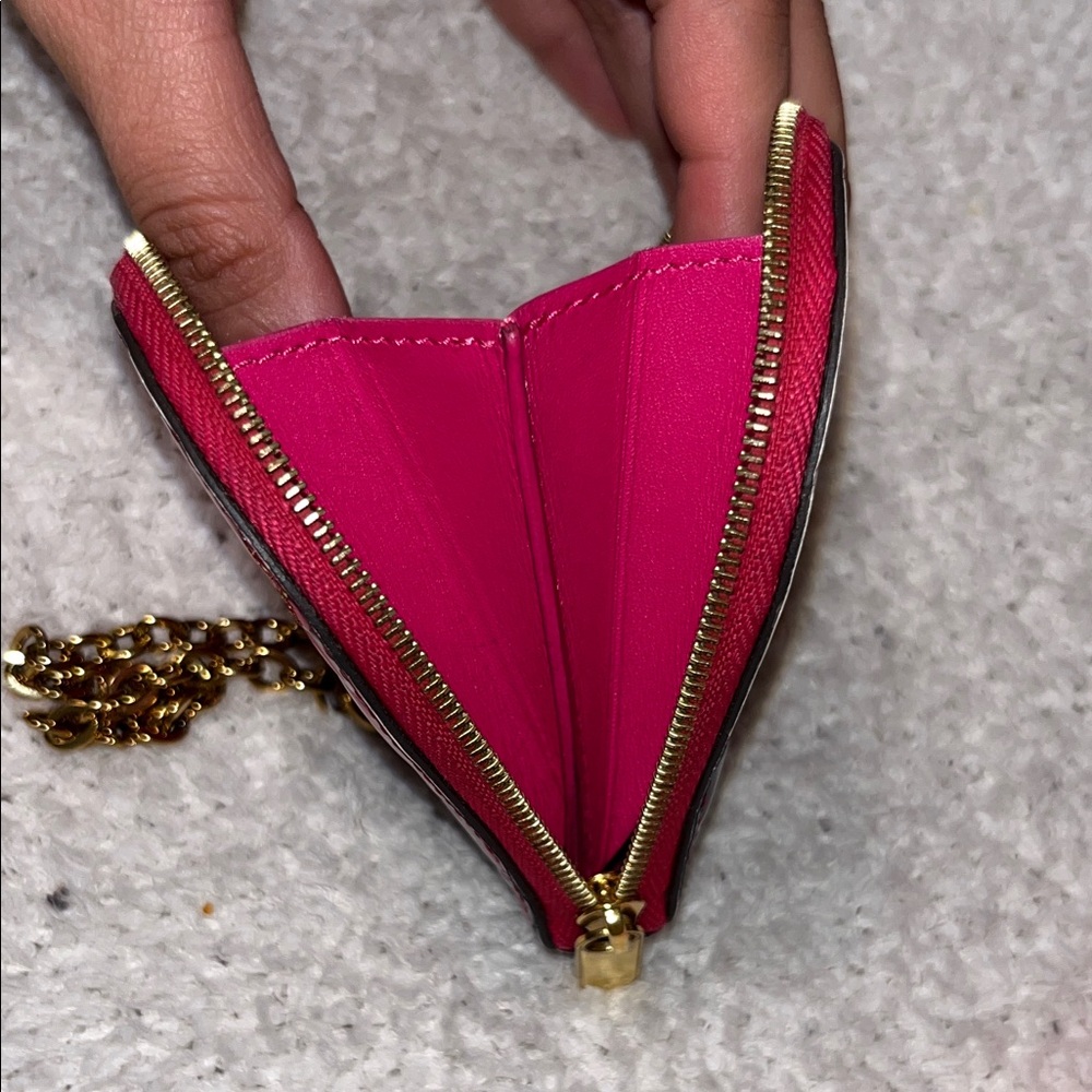 Louis Vuitton Vernis Patent Porte Monnaie Wallet Coeur Sunrise - Picture 10 of 14